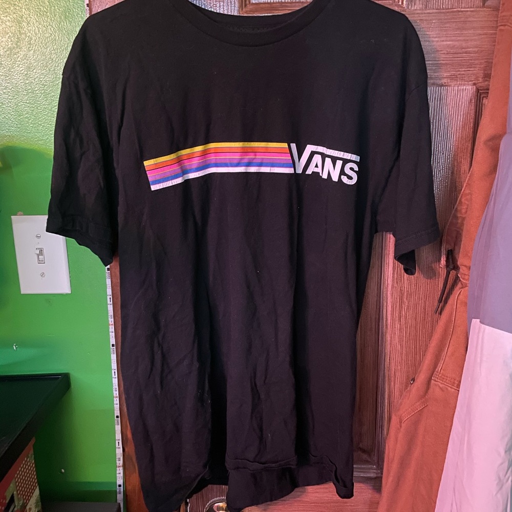 Mens Short Sleeve Vans Rainbow T Shirt